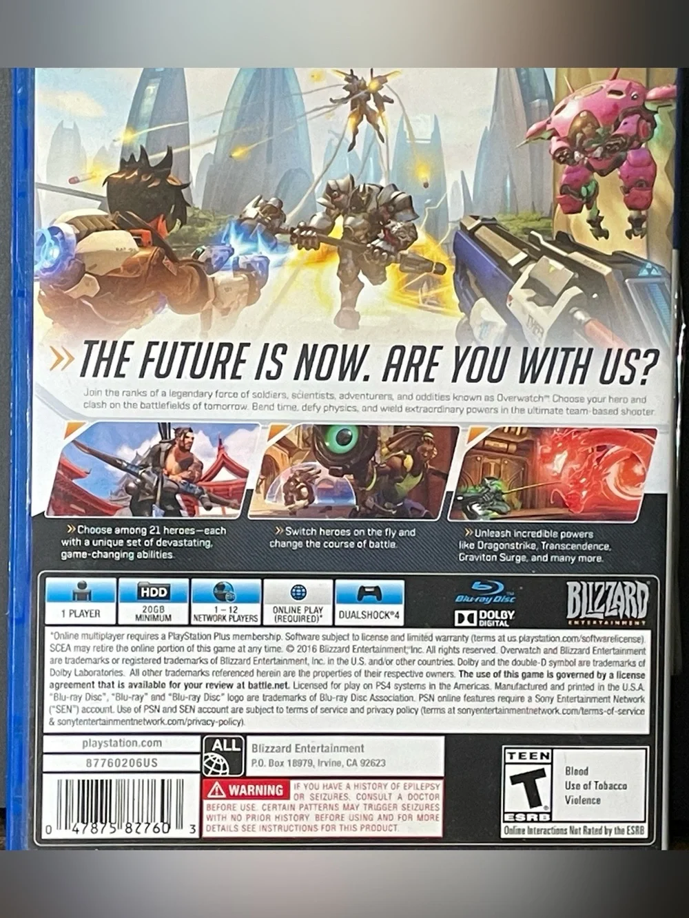 Overwatch Origins Edition- (PS4)